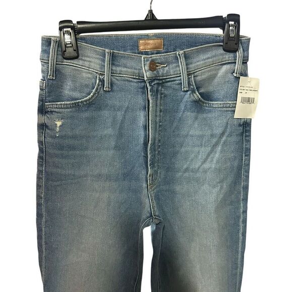 New Mother the Hustler Ankle Fray Jeans 30 Thrilling Shots - Picture 2 of 9